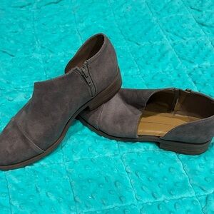 Report Taupe Suede Ankle Boots